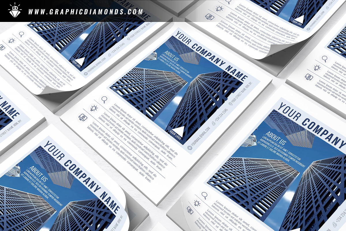 Corporate Flyer PSD, a Flyer Template by GraphicDiamonds (Photo 5 of 6)