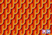 70s Vintage Retro Twist Pattern, a Pattern Graphic by MISS CHATZ (Thumbnail 1 of 3)