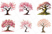 Japanese Cherry Blossom Tree, an Illustration by DreamPrint404 (Thumbnail 2 of 6)