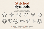 36 Hand-Stitched Graphic Accents, an Object Graphic by Designs24hr (Thumbnail 3 of 7)