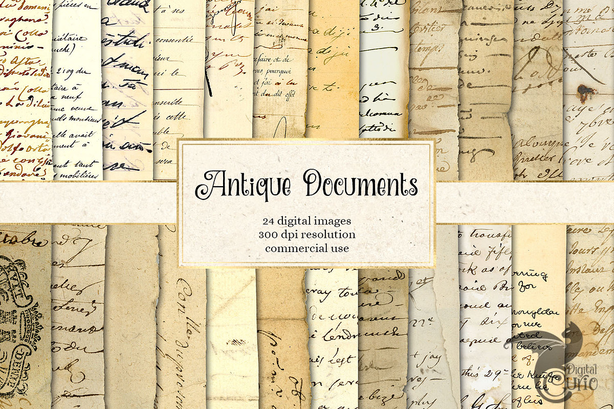 Antique Documents, a Texture Graphic by Digital Curio (Photo 1 of 3)