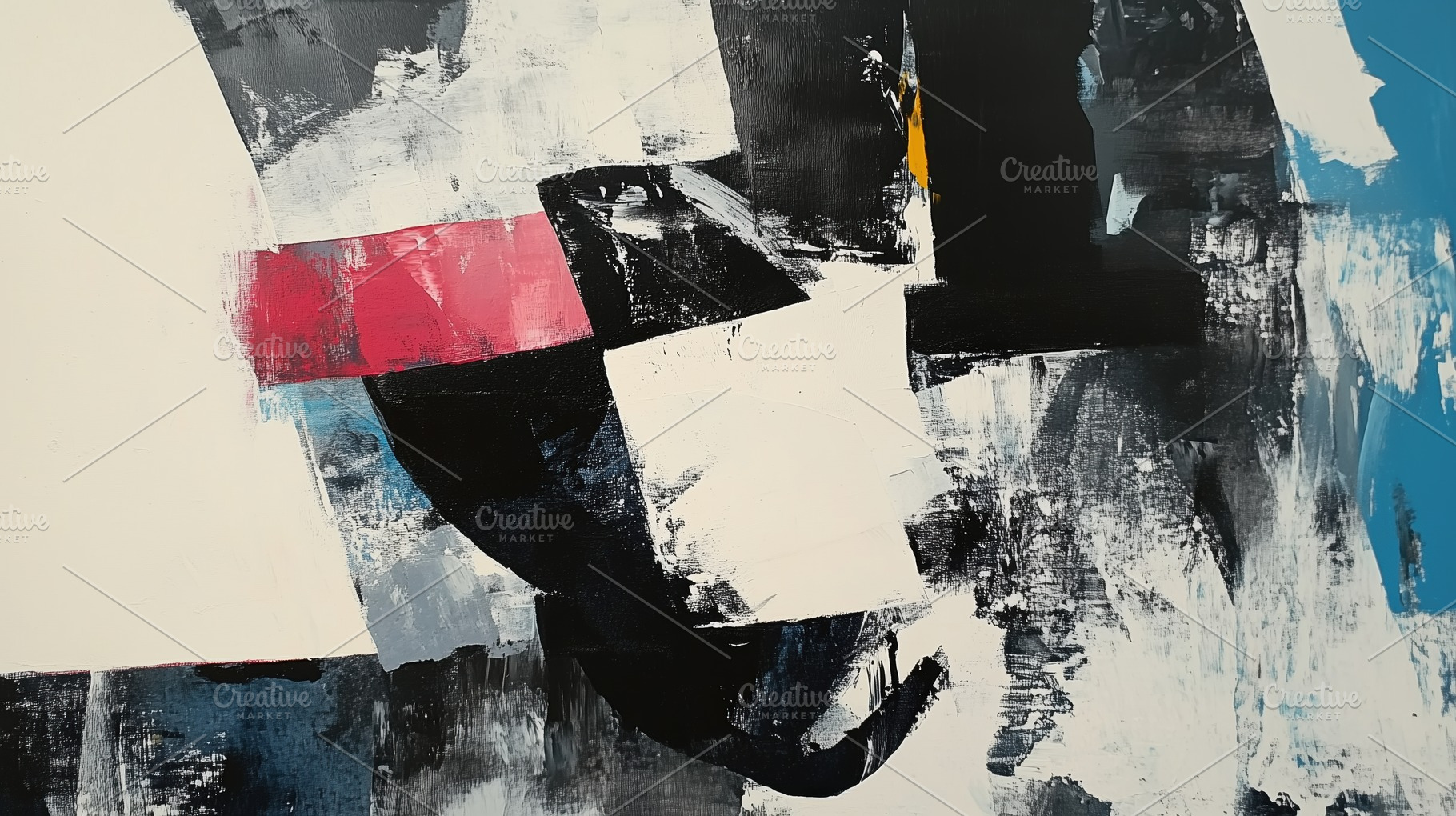 An abstract painting featuring bold brush strokes and a mix of colors including, an Arts & Entertainment Photo by Textures & Backgrounds
