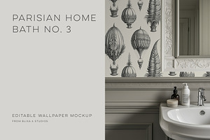 Paris Home Bath No. 3 Mockup