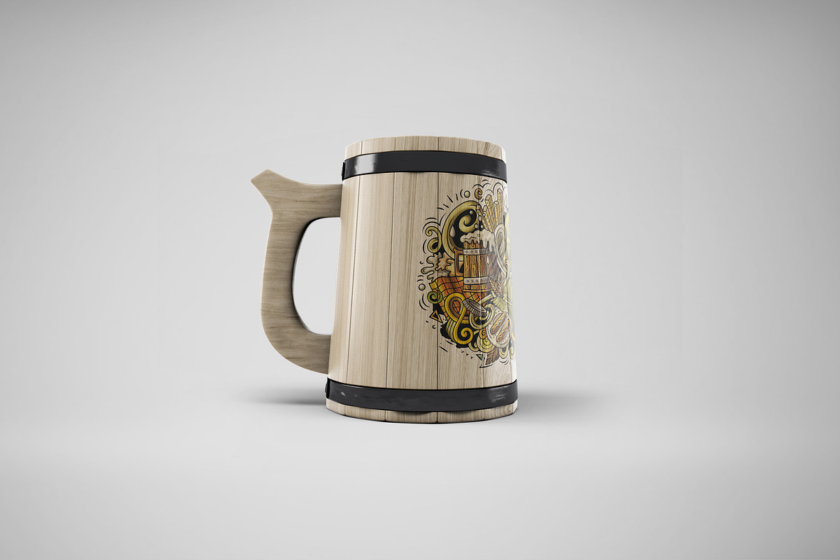 Empty Beer Glass Mockup, a Product Mockup by PSD Market (Photo 17 of 18)