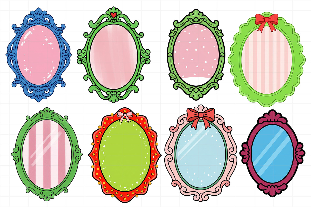 Christmas Vintage Cute Frame Bundle, an Illustration by Daily.Designs (Photo 4 of 5)