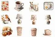 Spring Coffee Time Clipart, an Illustration by Designworld (Thumbnail 4 of 6)
