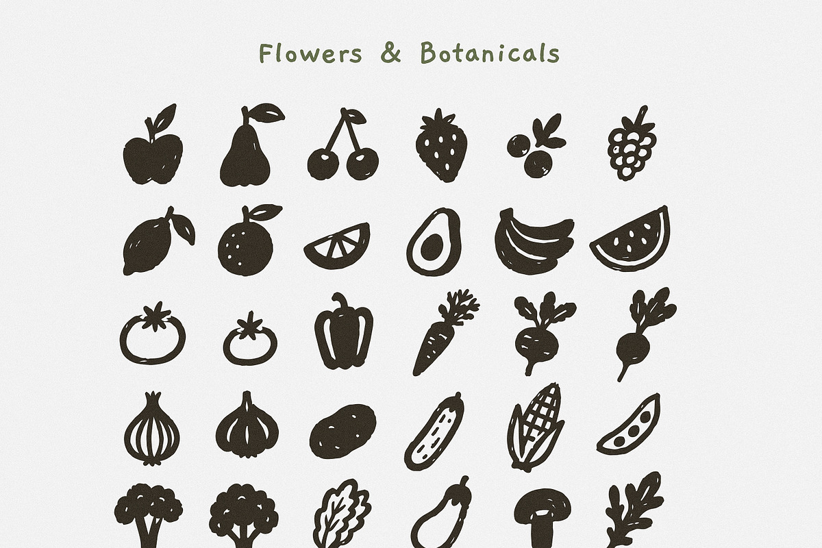 Cottage Living Illustration Icon Set, a Decorative Illustration by anastasiia.art (Photo 6 of 8)