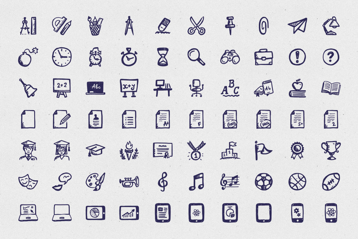 Brainy Icons Font preview 3