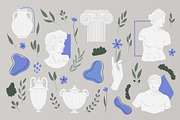 Antique. Abstract floral set, an Object Graphic by MaNechaeva (Thumbnail 3 of 10)