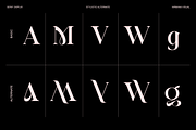 Heroma - Modern Ligatures Font, a Serif Font by Nirmana Visual (Thumbnail 6 of 8)