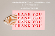 Custom Thank You Card Template, a Business Card Template by Kyuubu Arts (Thumbnail 5 of 5)