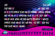 Offstages - Strong Brush Script, a Script Font by Gassstype (Thumbnail 5 of 8)