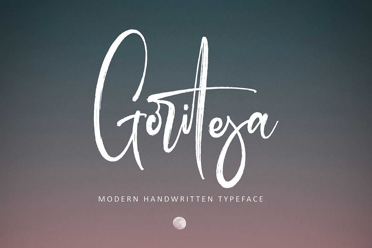 Goritesa, a Script Font by pineungtype (Photo 1 of 8)