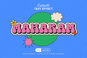 Groovy Text Effect Style, a Layer Style Add-On by Mockmenot