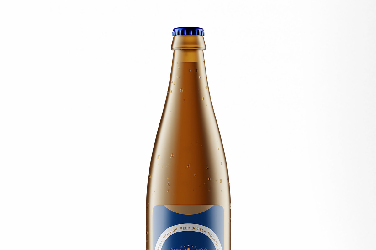 Realistic Beer Bottle Mock-up, a Print Template by Propex (Photo 2 of 19)