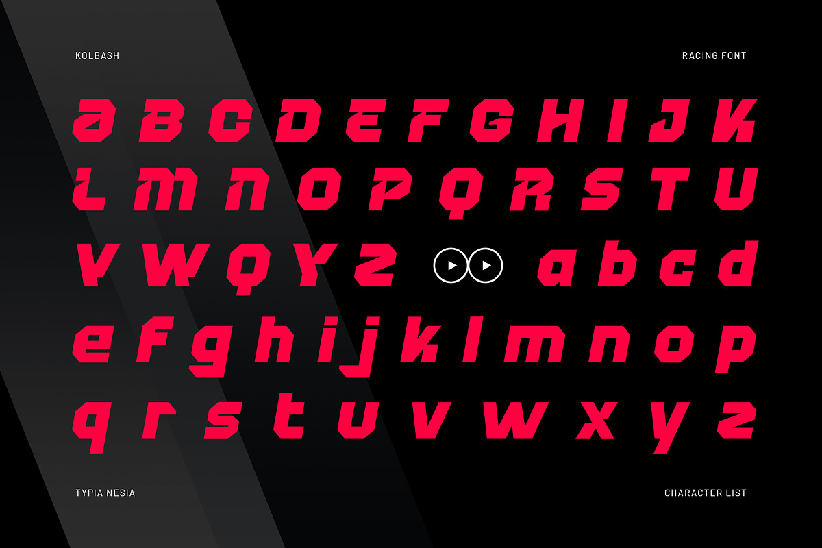 Kolbash - Modern Bold Futuristic, a Sans Serif Font by Typia Nesia (Photo 2 of 12)