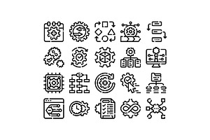 Workflow process automation and, an Object Graphic by pikepicture