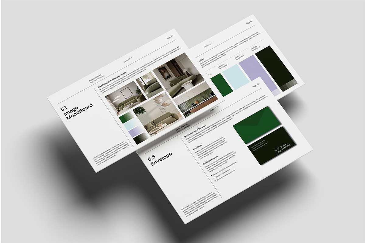 X Brand Guidelines Template, a Presentation Template by yanindesign (Photo 5 of 6)