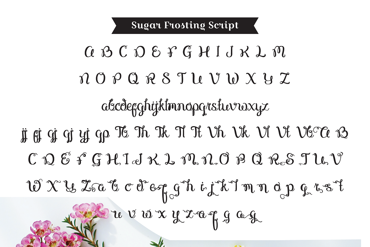 Sugar Frosting Font Trio preview 4