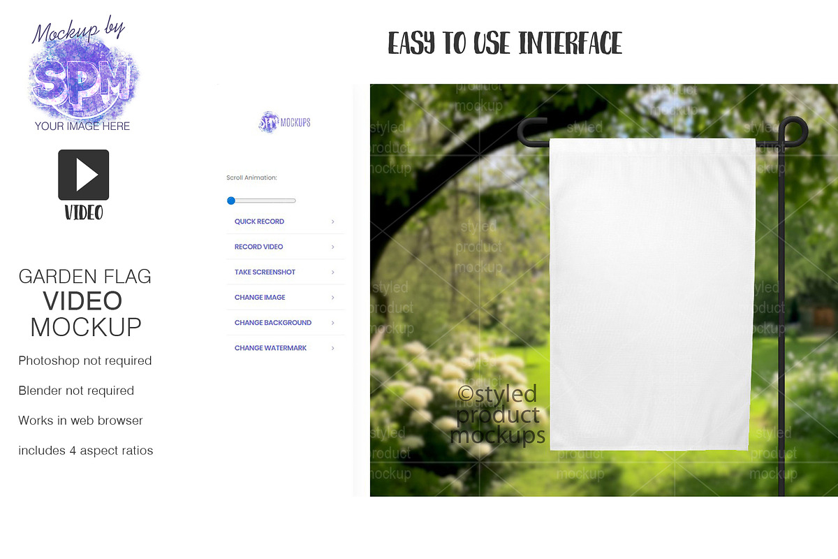 Garden Flag Video Mockup, a Household Mockup by StyledProductMockups (Photo 7 of 7)