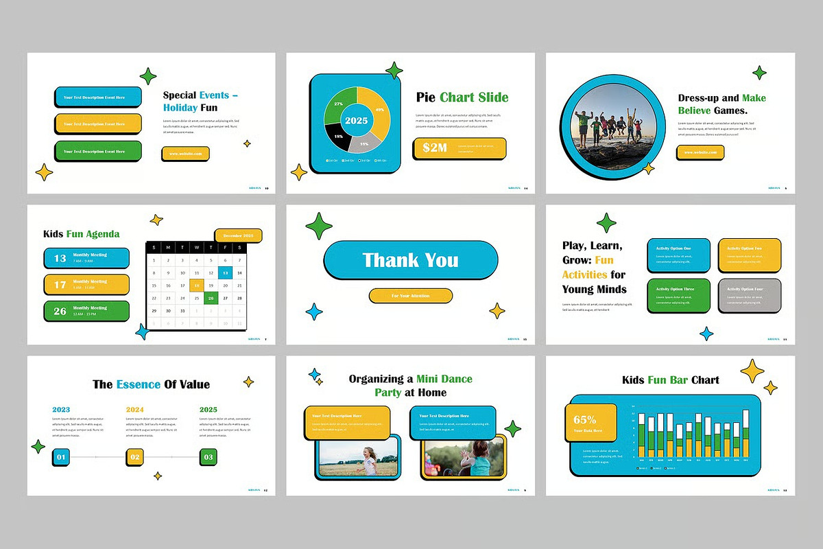Kids Fun Keynote Templates, a Presentation Template by Fit-tee (Photo 4 of 4)