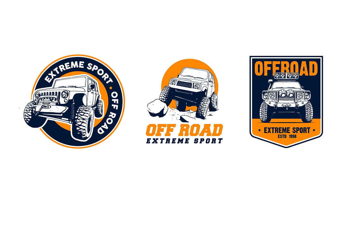 Off Road Car bundle artwork, a Transportation Illustration by grindstudio (Photo 5 of 8)