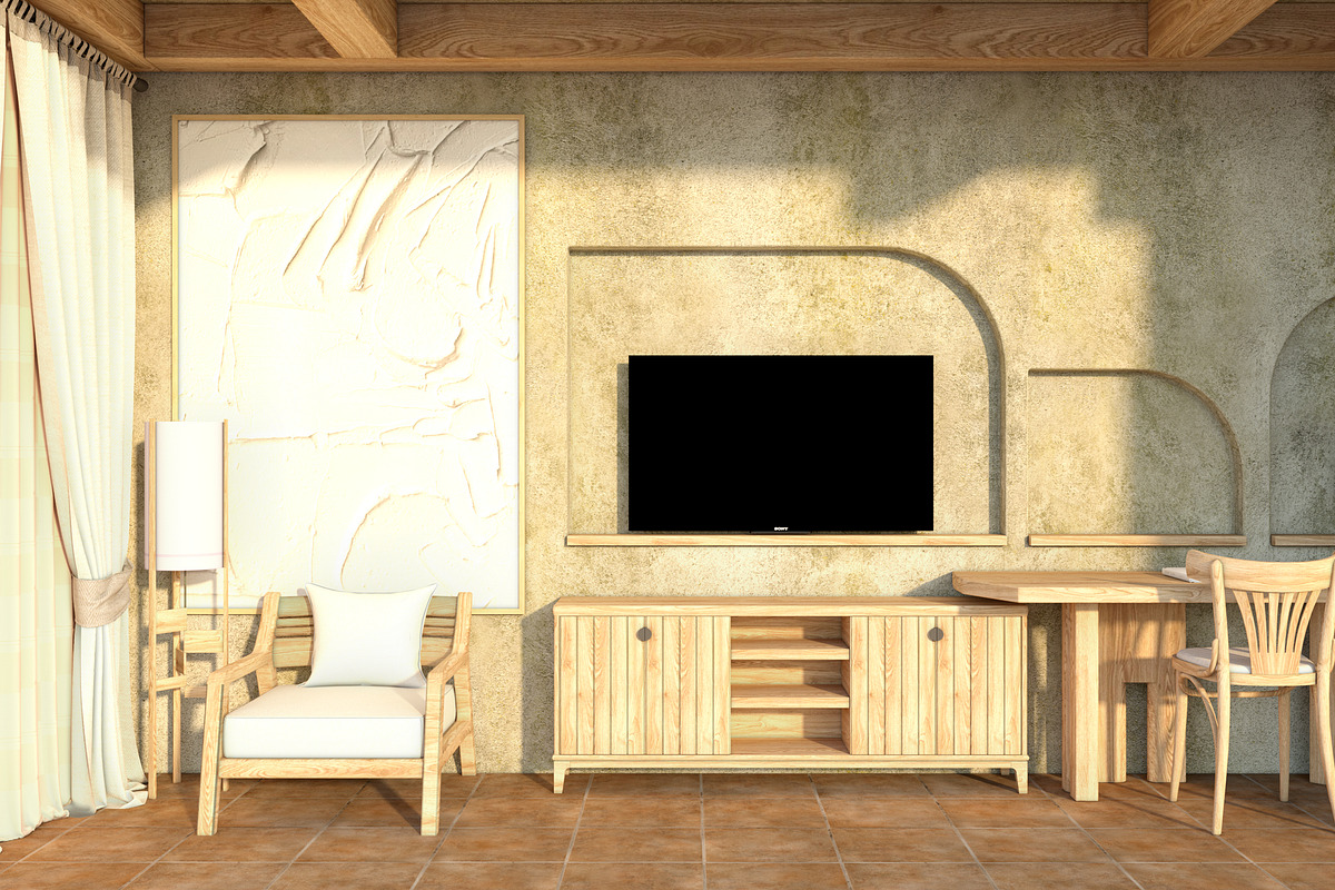 3D Interior Design, Bedroom Mockup, an Architecture 3D Model by Arthitecture Home (Photo 4 of 9)