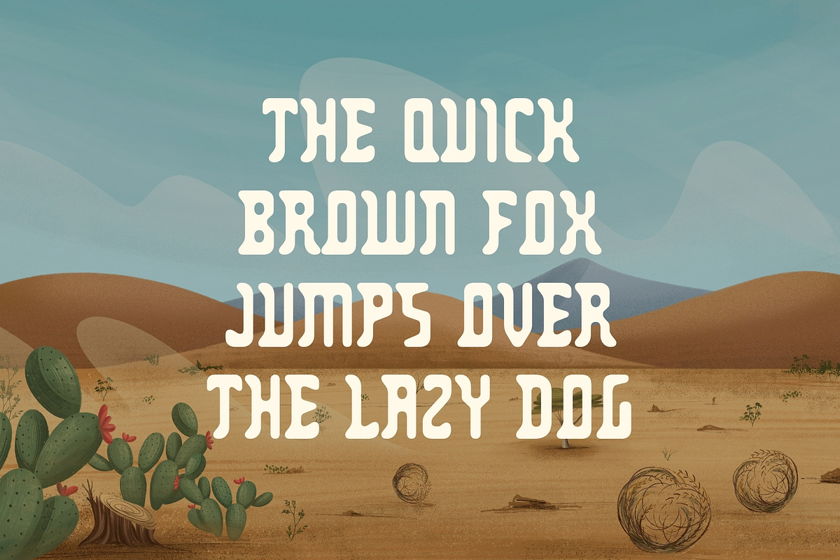 Palo Santo – Desert & Mexican Type, a Sans Serif Font by HipFonts (Photo 3 of 6)
