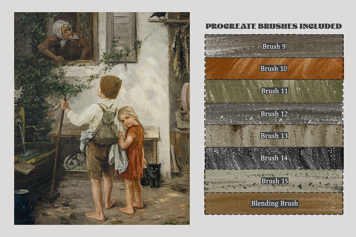 The Brothers Grimm Procreate Kit, a Brush Add-On by Digi Life (Photo 5 of 10)