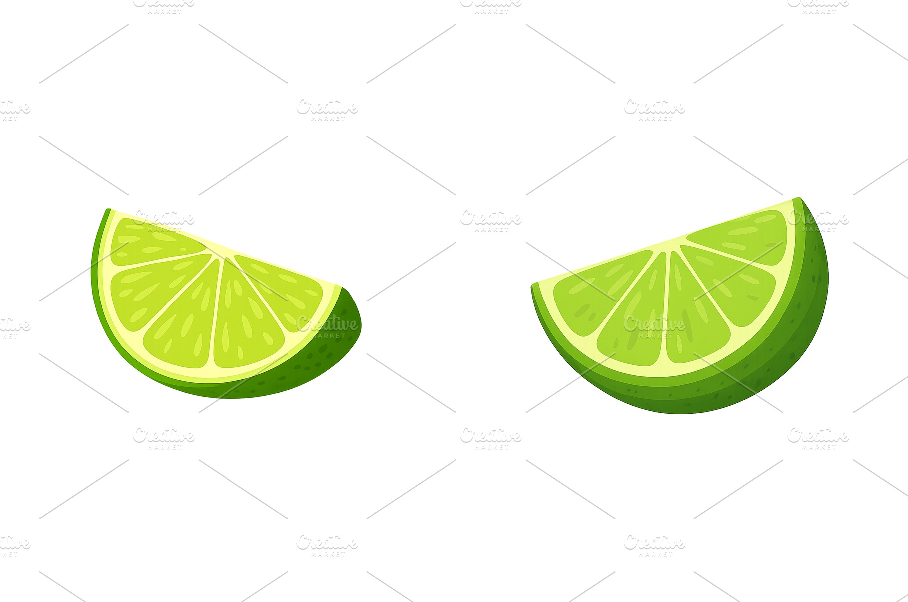 Fresh lime slices displayed on a, a Food & Drink Photo by ZinetroN