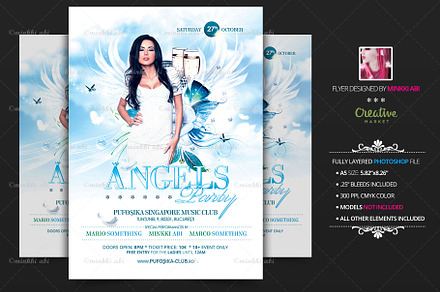 Angels Party Flyer | Poster