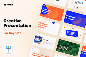 Coloron Creative Keynote Template