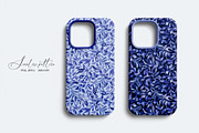 Blue Watercolor Foliage Repeat Print, a Pattern Graphic by SirenaArt (Thumbnail 13 of 17)