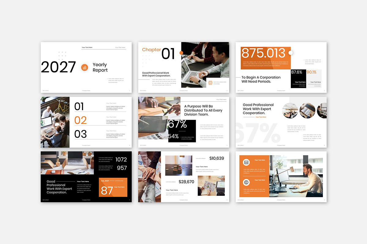 Yearly Report Annual Statistic GSL, a Presentation Template by Robs Daily Design (Photo 4 of 9)