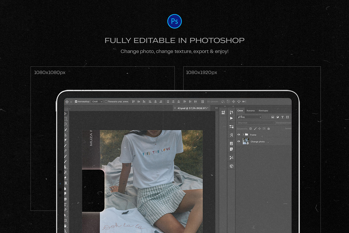 120 + Film Frames & Instant Template, a Social Media Template by The Muza (Photo 6 of 11)