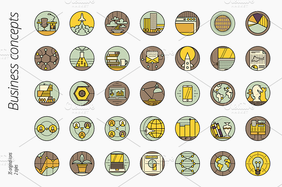 35 It Business Icons