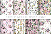 Paris romantic watercolor clipart, a Decorative Illustration by NATASHA CHU (Thumbnail 15 of 17)