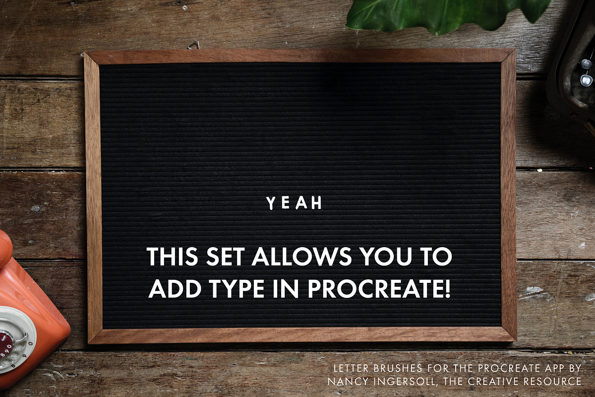 Procreate Sans Serif Type Kit 1 preview 6