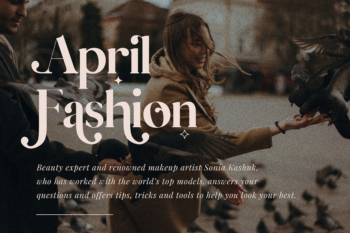 Vicky Christina Ligature Serif Font, a Serif Font by SilverStag Type Foundry (Photo 14 of 25)