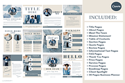 100 Blue Cream Ebook Template Canva, a Magazine Template by LushBury (Thumbnail 2 of 5)