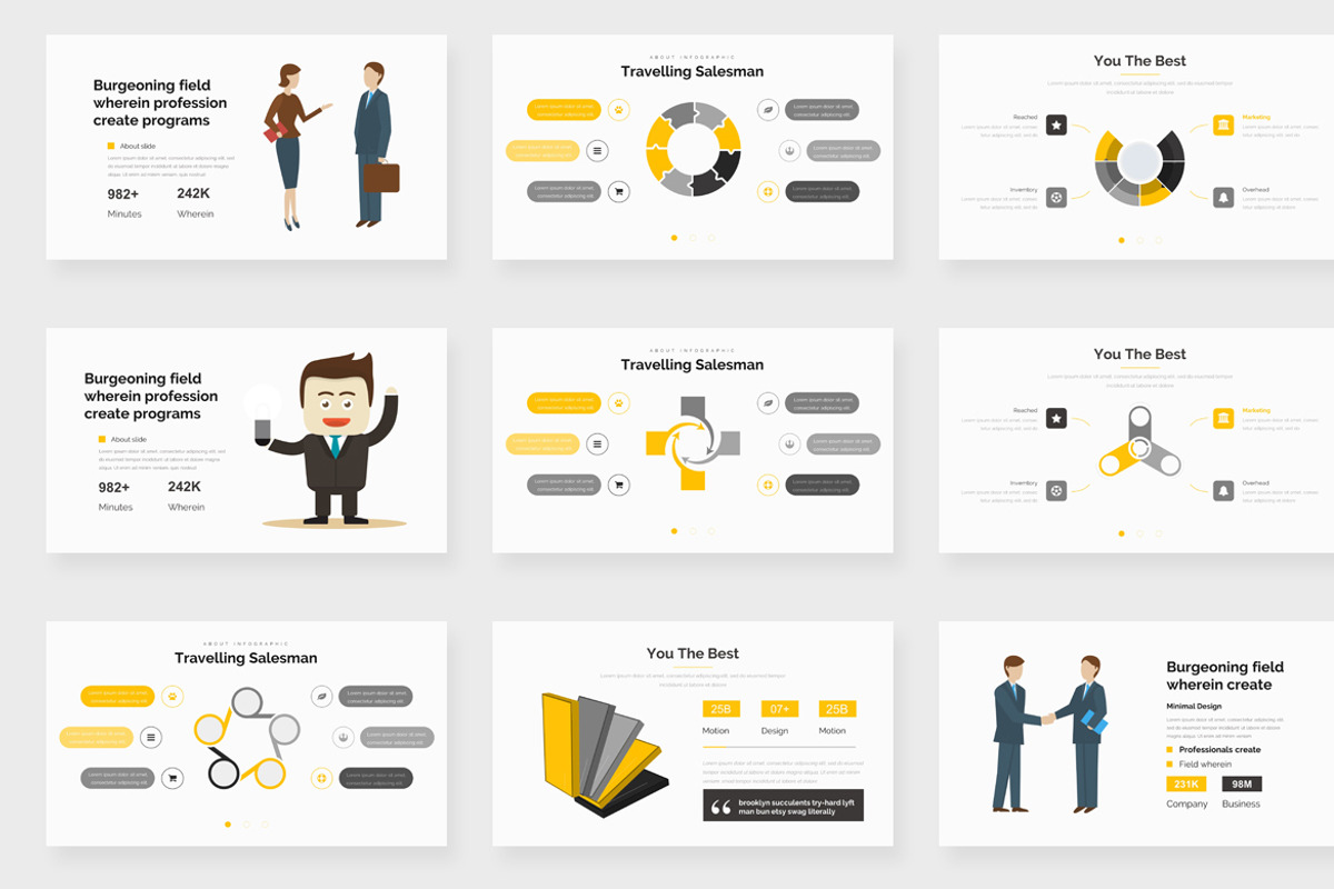 Unisa Creative Keynote Template, a Presentation Template by One Percent Studio (Photo 9 of 17)
