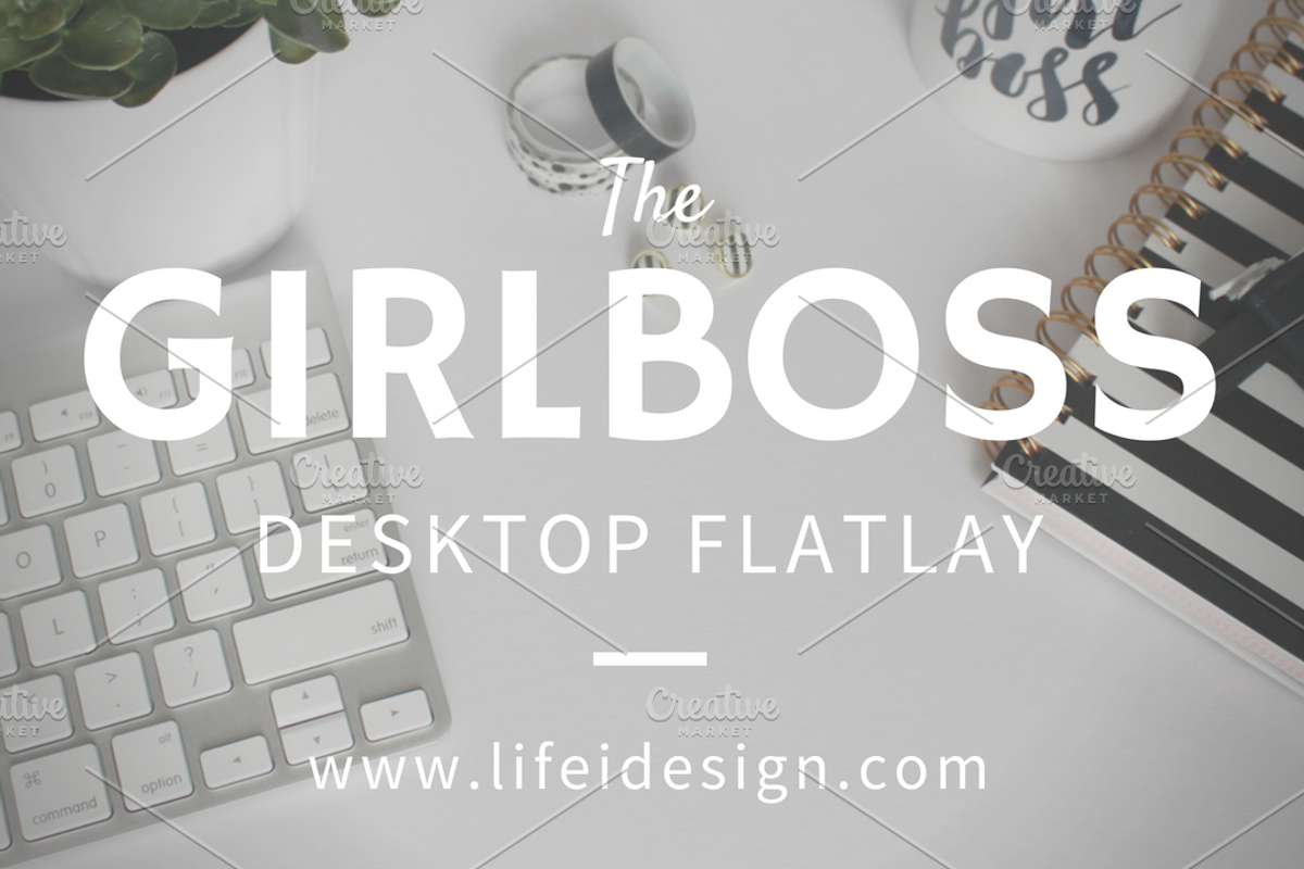 Black and white girl boss desktop, a Business Photo by life i design by Nicki (Photo 2 of 4)