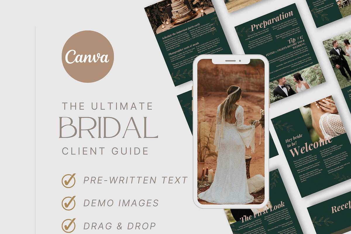 TEAL Bride Photography Guide, a Magazine Template by Signature Edits (Photo 11 of 11)