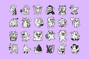 Playful Pals – Cute Animal Vector Se, an Object Graphic by Orbit Studio Shop (Thumbnail 2 of 14)