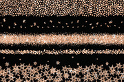 Rose Gold Confetti Frames Borders, a Texture Graphic by Nifty Template Studio (Thumbnail 4 of 10)