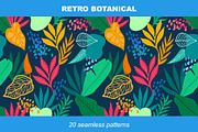 Retro Botanical, a Pattern Graphic by Svetlana Kononova (Thumbnail 1 of 7)