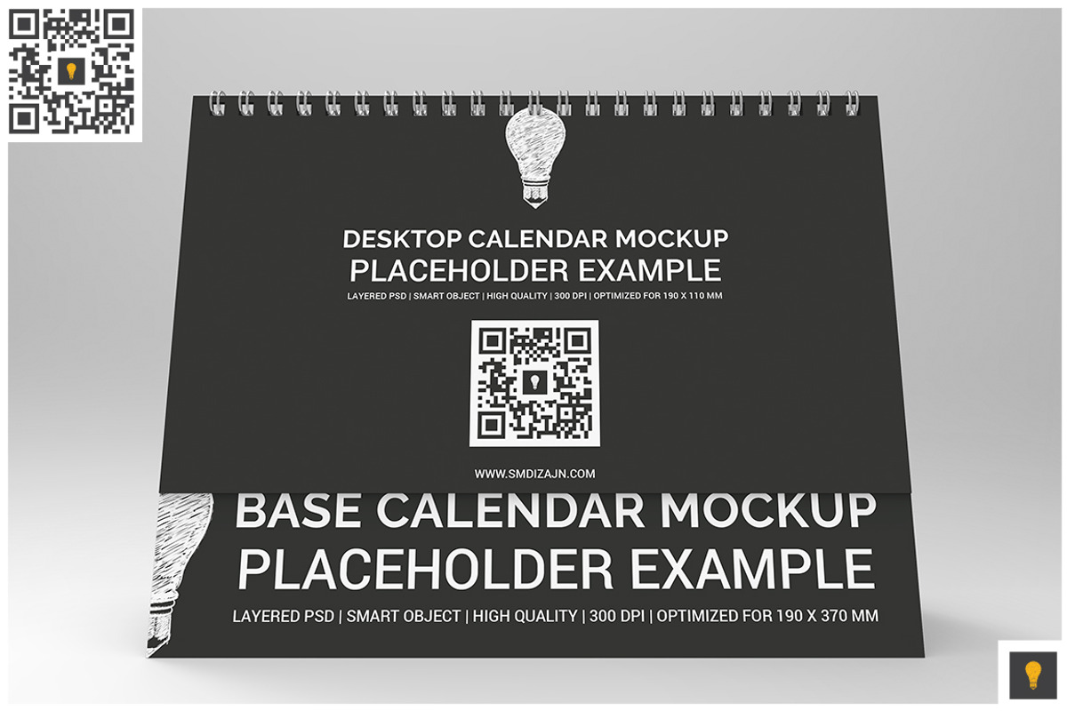 Desktop Calendar Mockup, a Mockup by Shocky Design Studio (Photo 4 of 8)