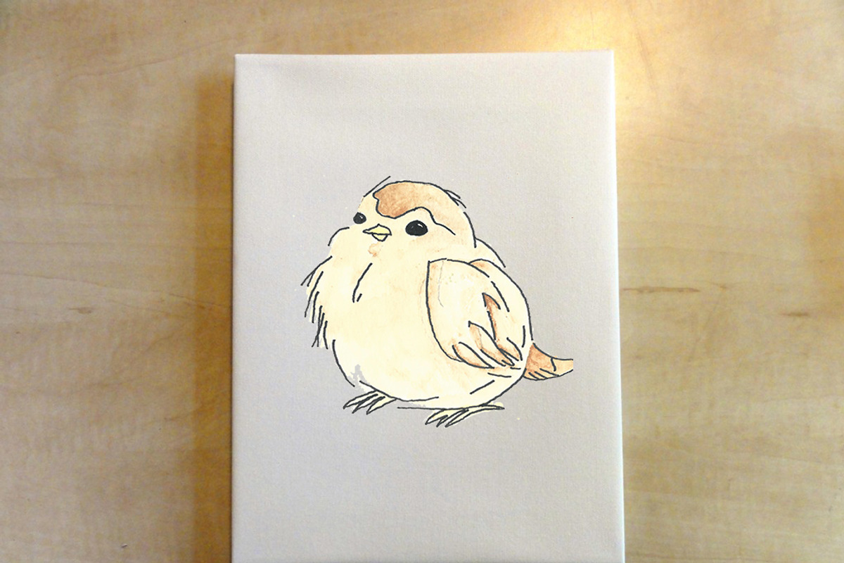 Little Birdie Watercolor, an Illustration by WeavaBird (Photo 3 of 3)