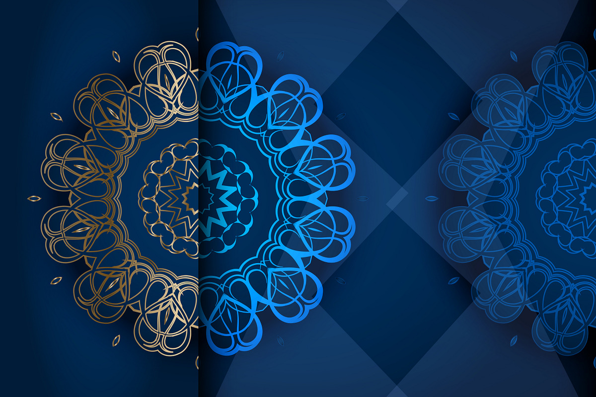 Mandala Oriental Floral art Bundle, a Background Graphic by NJ Himel (Photo 31 of 97)
