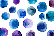Watercolor round elements set., an Illustration by Vasilevska (Thumbnail 3 of 5)